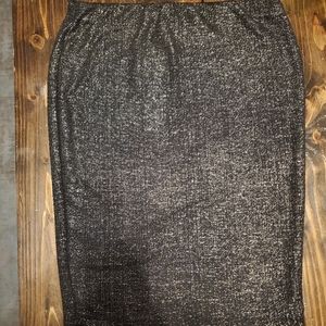 Fashion to Figure Black metallic skirt